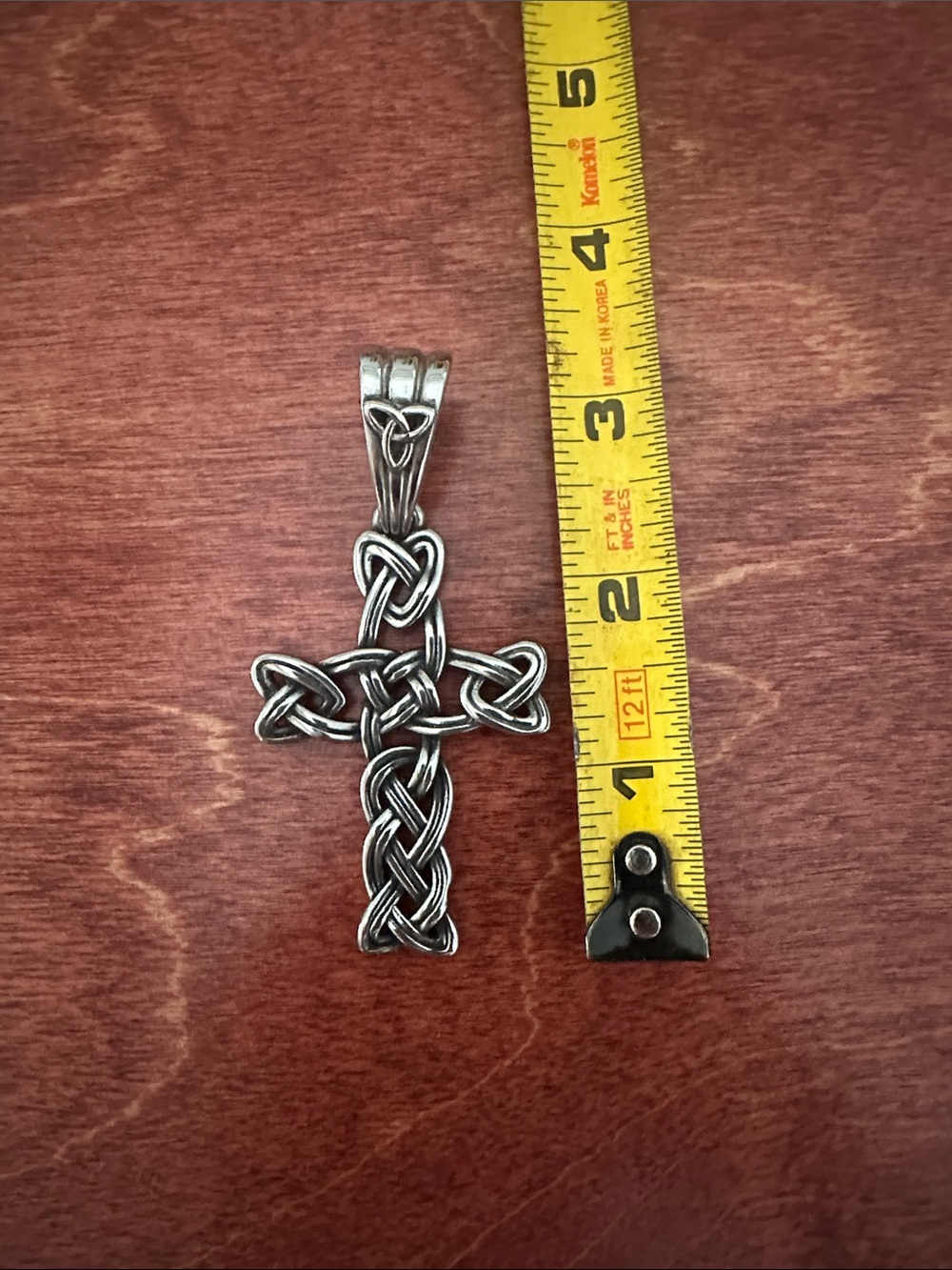 Celtic Knot Cross Pendant - Stainless Steel Men’s Pendant